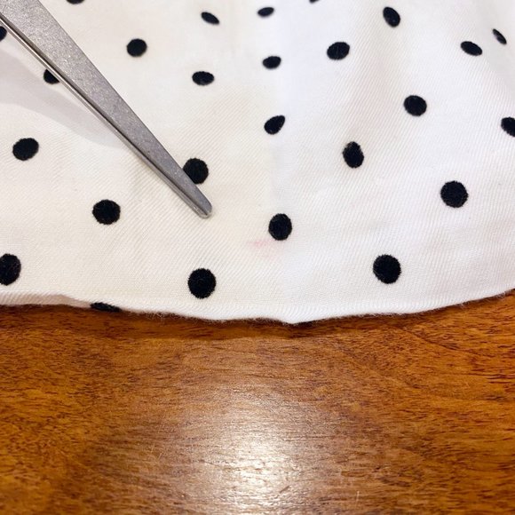Jacadi White and Black Polka Dot Dress - Picture 8 of 9